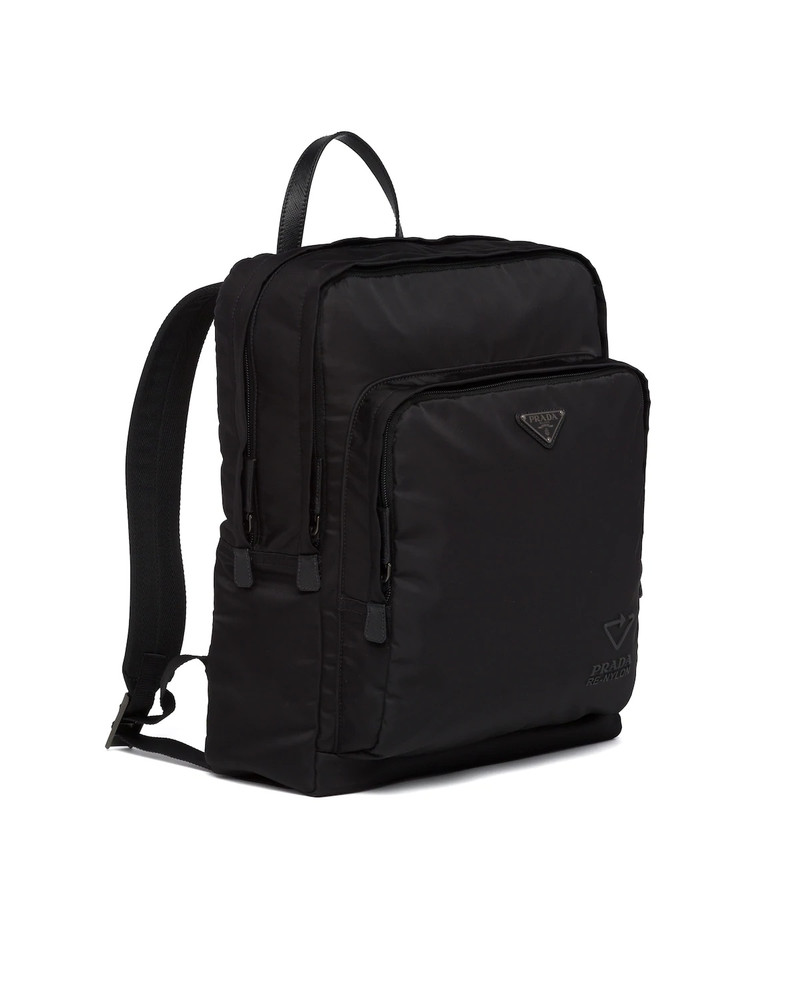 Re-Nylon and Saffiano leather backpack 3