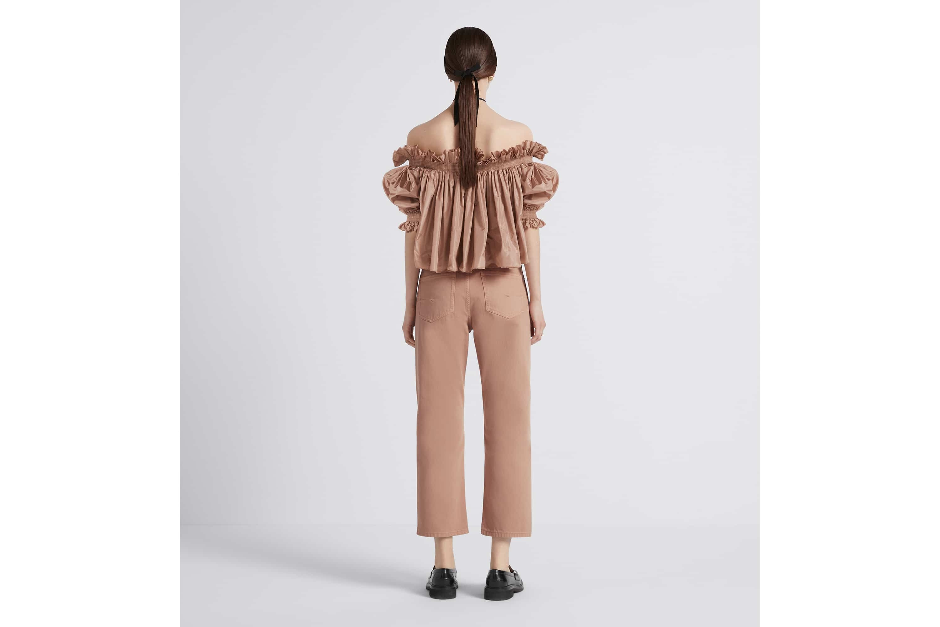 Dior 8 Straight Cropped Jeans, D03 - 6