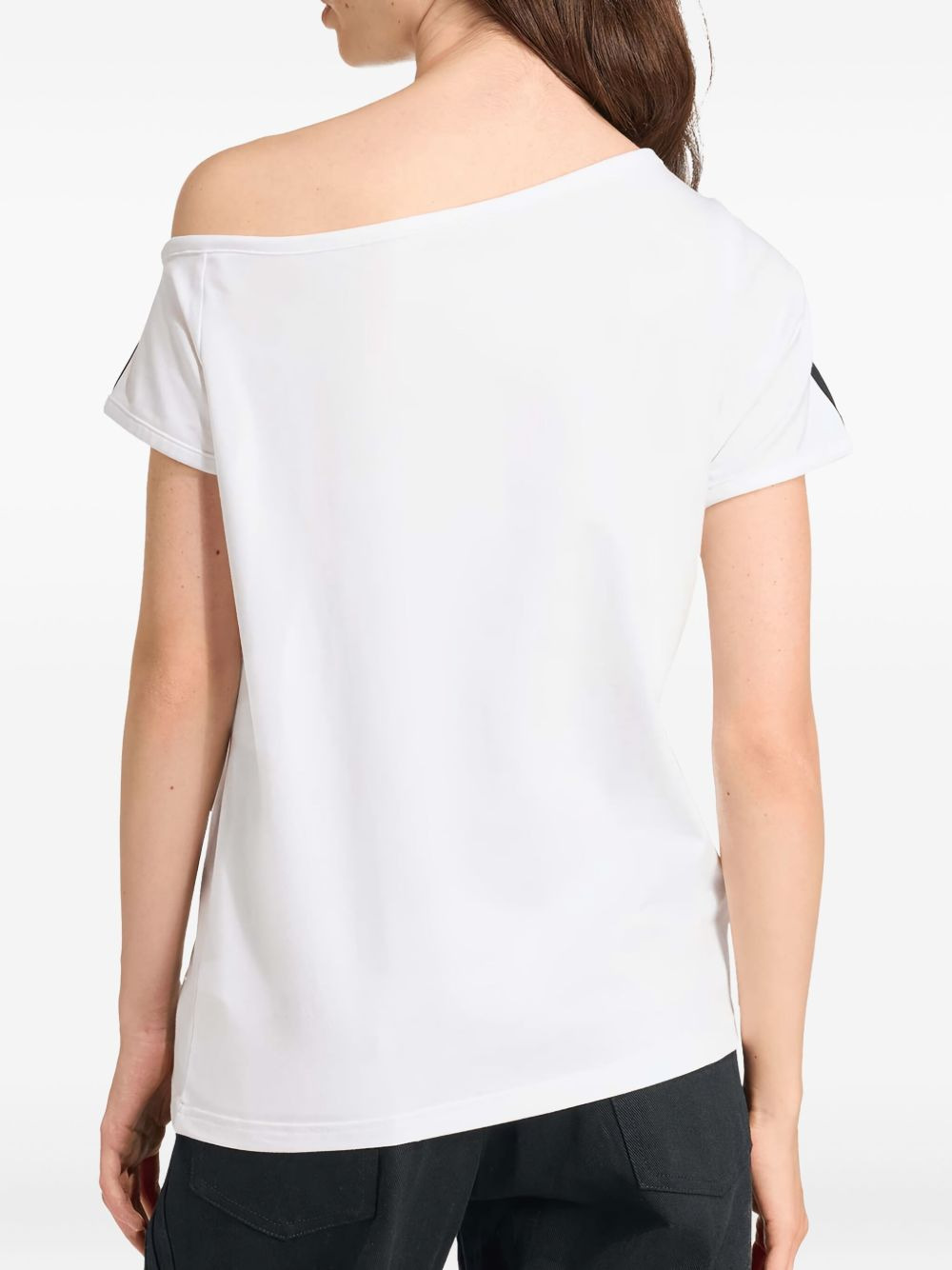 Campus 2000 3-stripe oval-detail T-shirt - 3