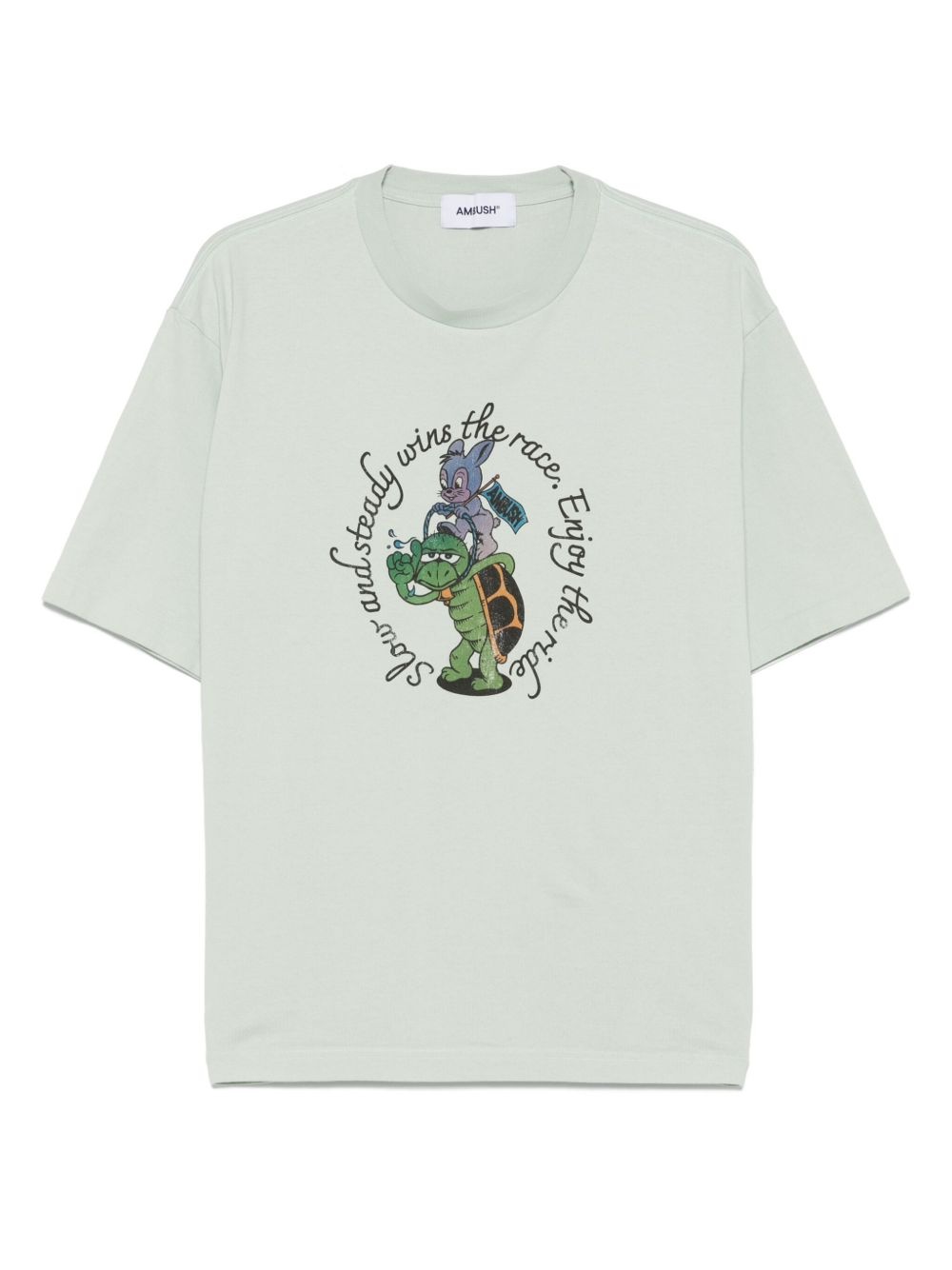★AMBUSH★ Slow and Steady Print Short Sleeve T-Shirt Light Ambush Slow & Steady T-shirt | REVERSIBLE