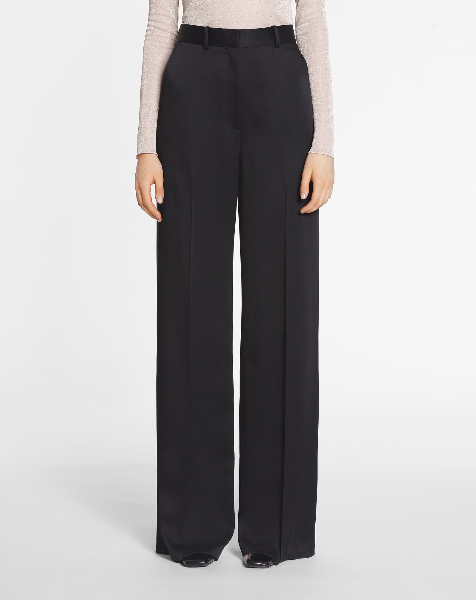 WIDE-LEG TAILORED PANTS - 3