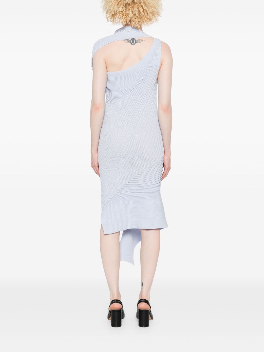 asymmetric midi dress - 4