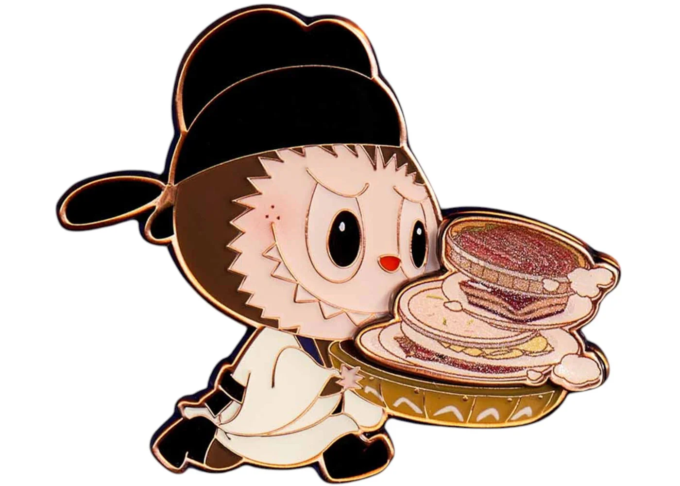 Pop Mart Labubu The Monsters Let's Have Fun Together Series Grand Banquet (Secret Edition) Badge - 1