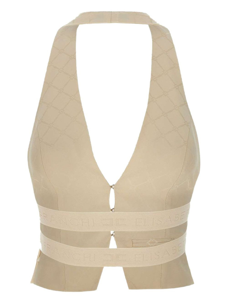 ELISABETTA FRANCHI halterneck top outlook