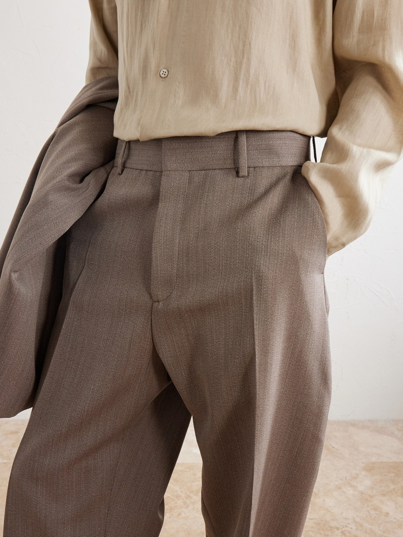 Fume Tapered Wool Suit Trousers 5