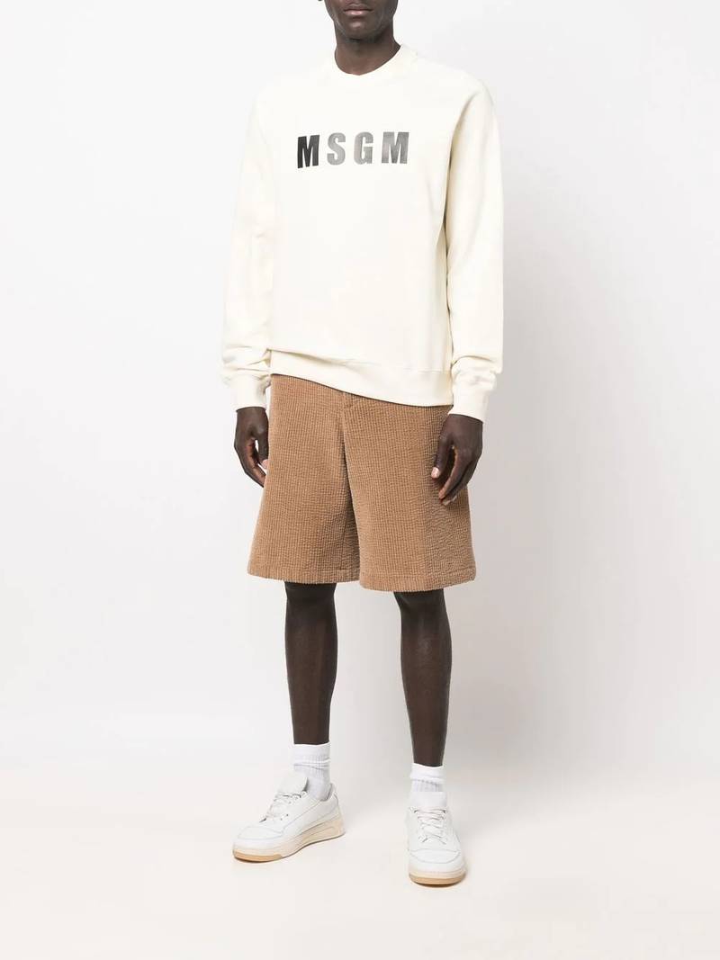 MSGM logo-print sweatshirt outlook