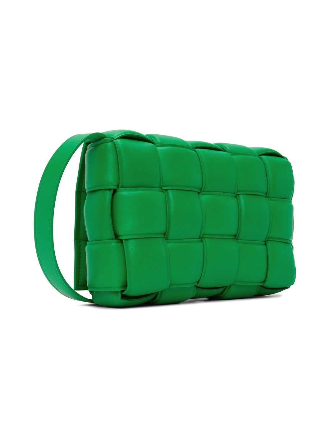 Green Padded Cassette Shoulder Bag - 3
