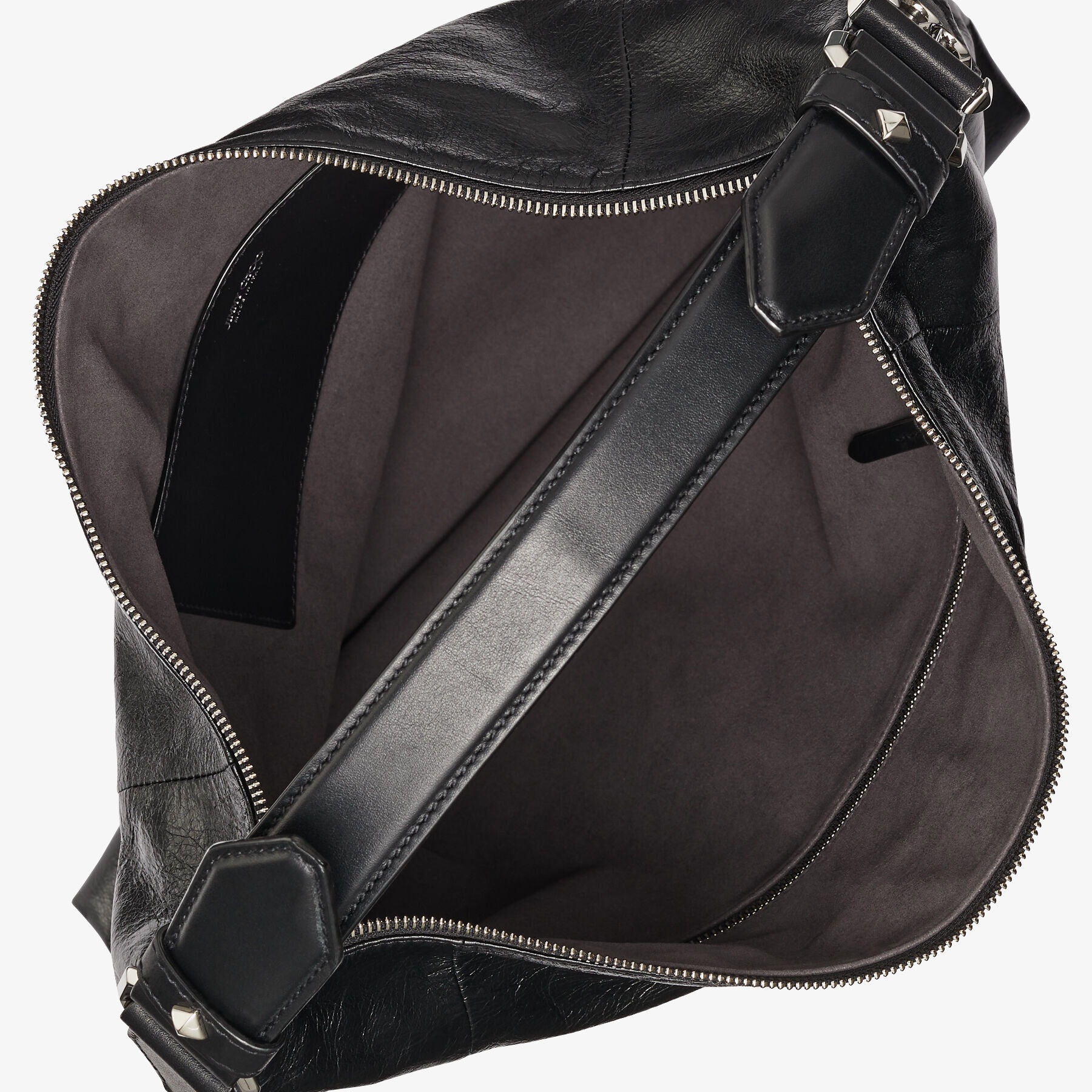 Ana Hobo/S
Black Vintage Leather Hobo Handbag - 3