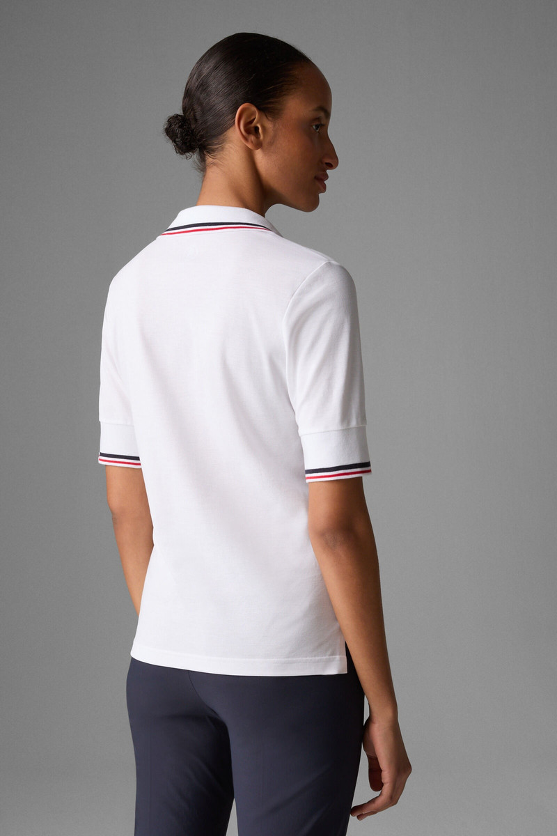 Elonie Functional polo shirt in White 3