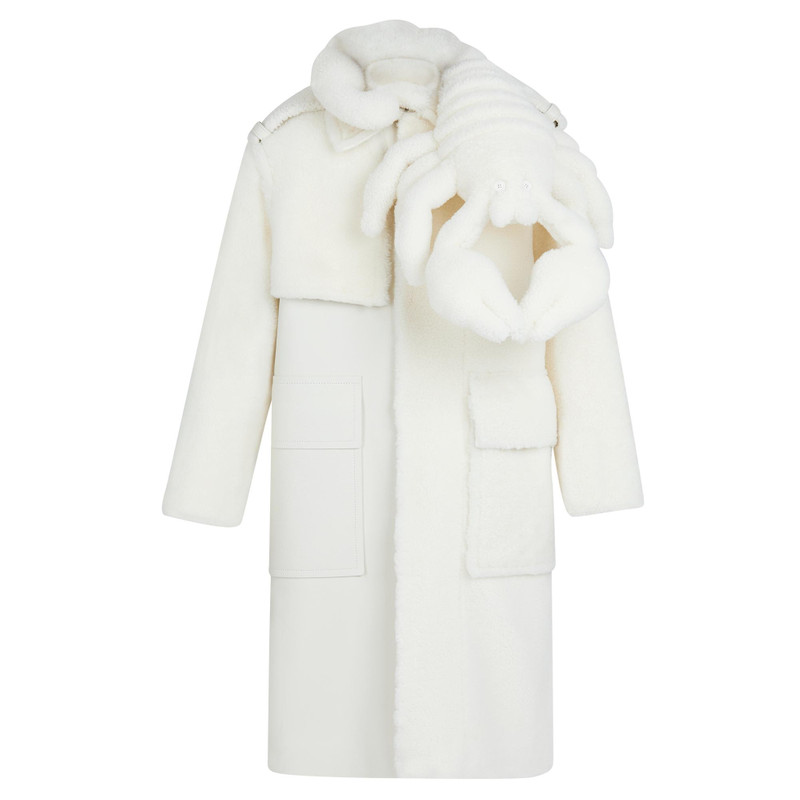 Mixed Material Scorpion Coat 1