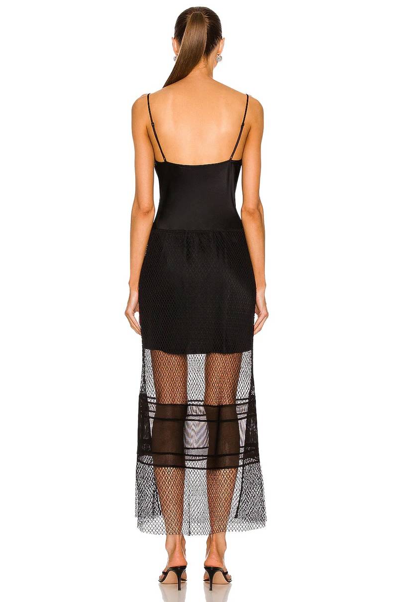 Helmut Lang Mesh Midi Dress outlook