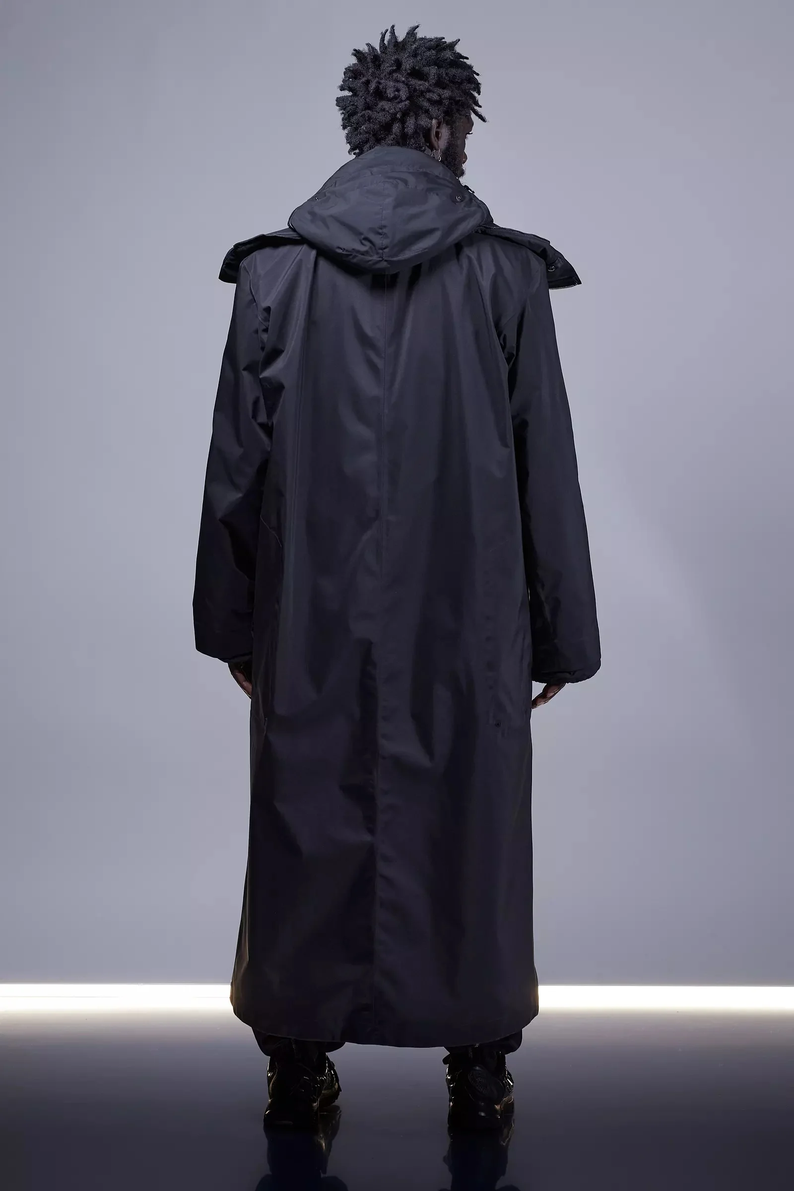 ACRONYM J122-GT 3L Gore-Tex Pro Coat Black | REVERSIBLE