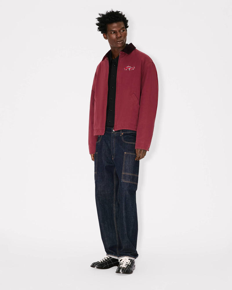 'KENZO Winter Holidays' embroidered utility jacket in cotton 3