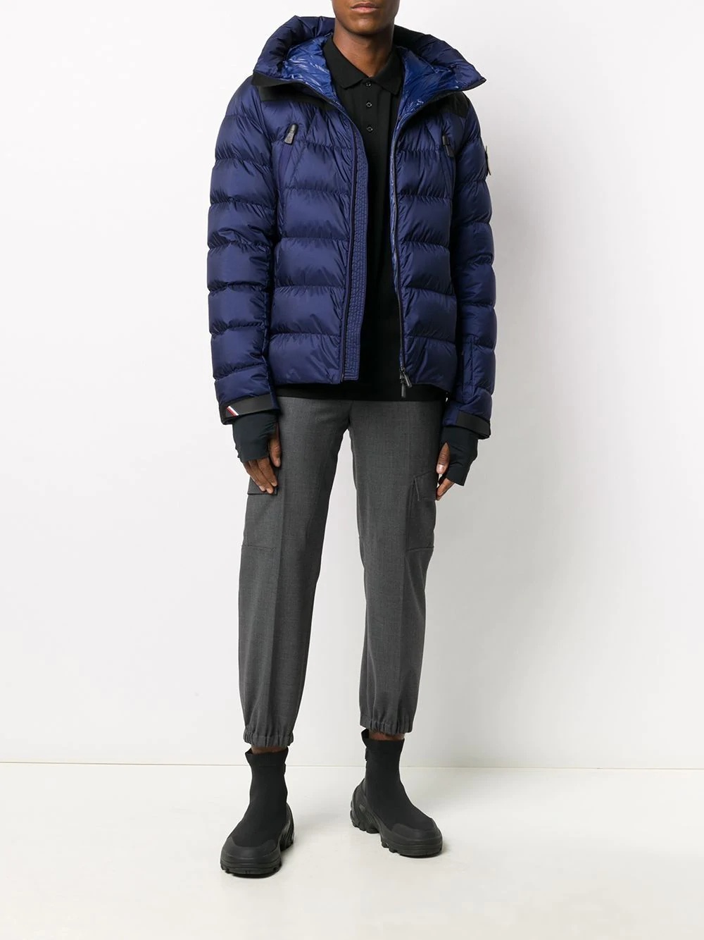 hooded down jacket - 2