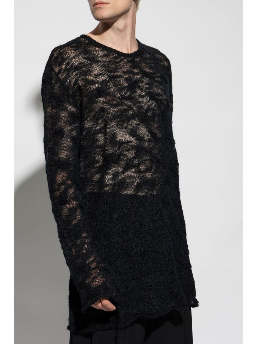 open-knit jumper - 3