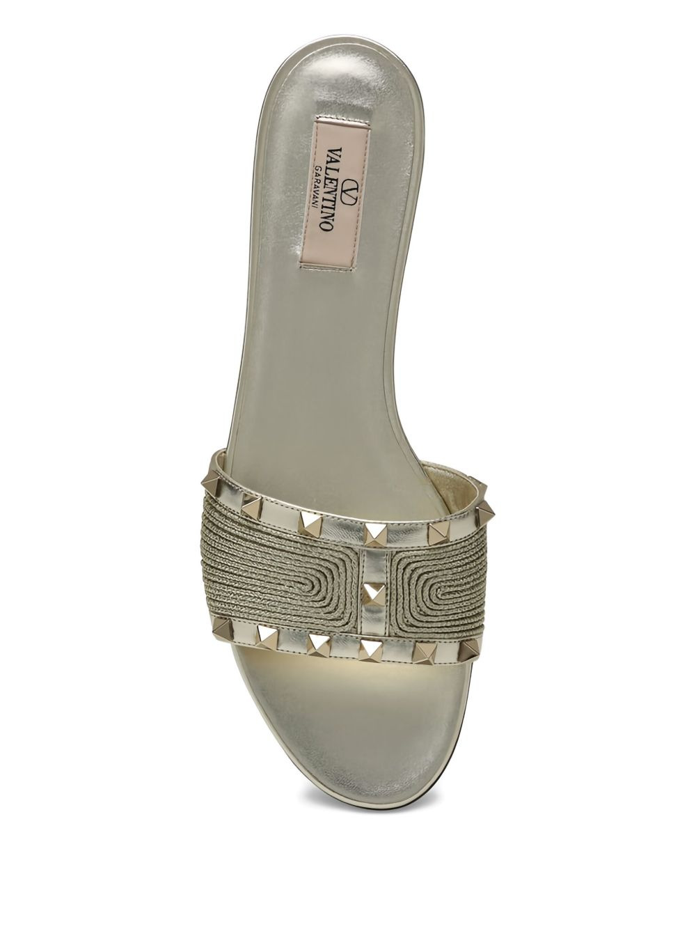 stud flat sandals - 3