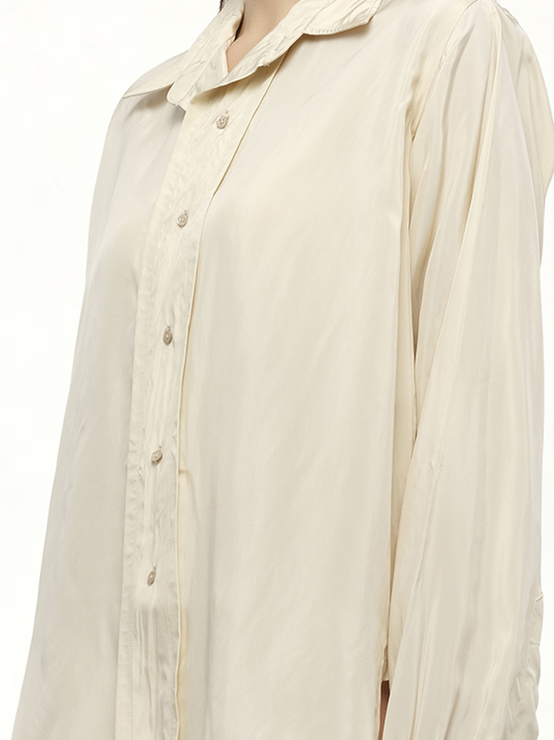 Long-sleeved Shirt in Almond - 3