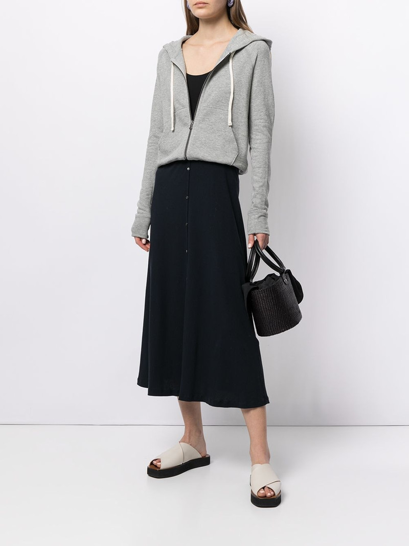 JAMES PERSE fleece drawstring hoodie outlook