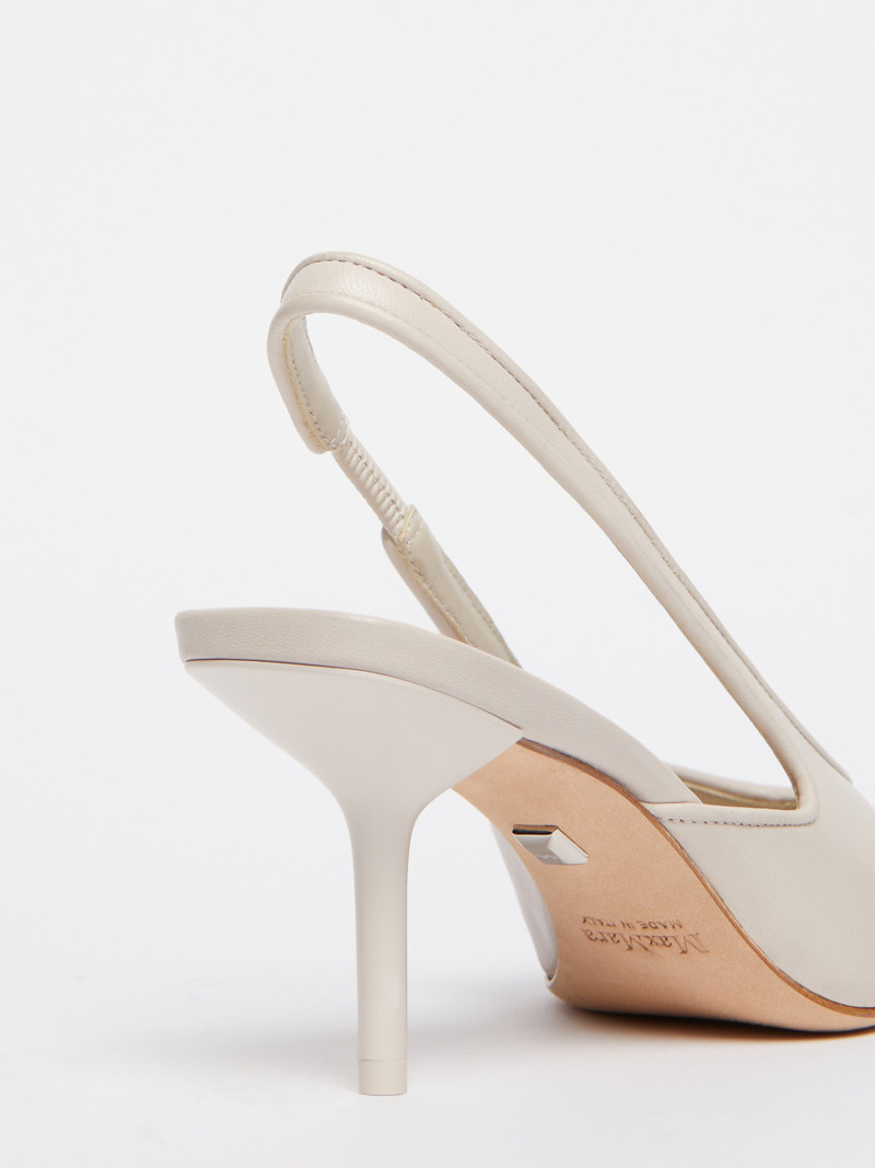 SOFTSLING Nappa leather slingbacks 5