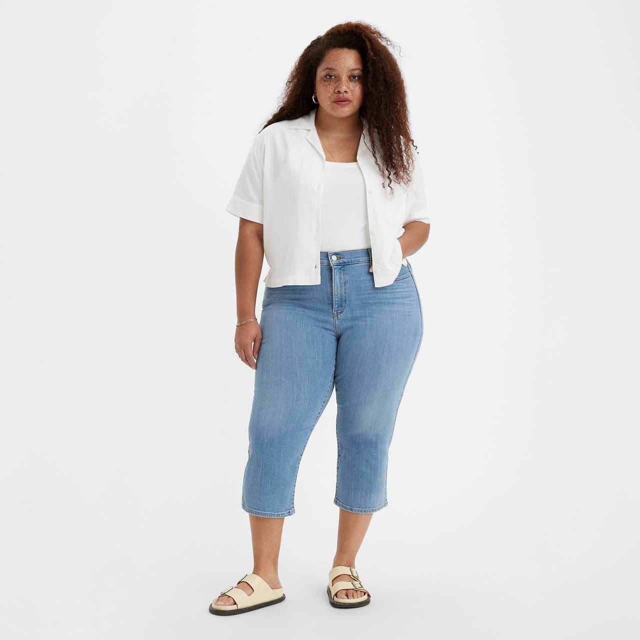 311 SHAPING SKINNY CAPRI WOMEN'S JEANS (PLUS SIZE) - 2