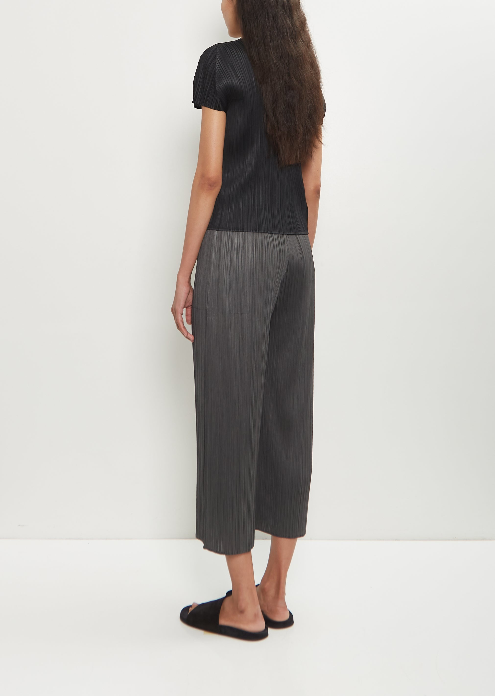 Cropped Wide Leg Culottes - 3