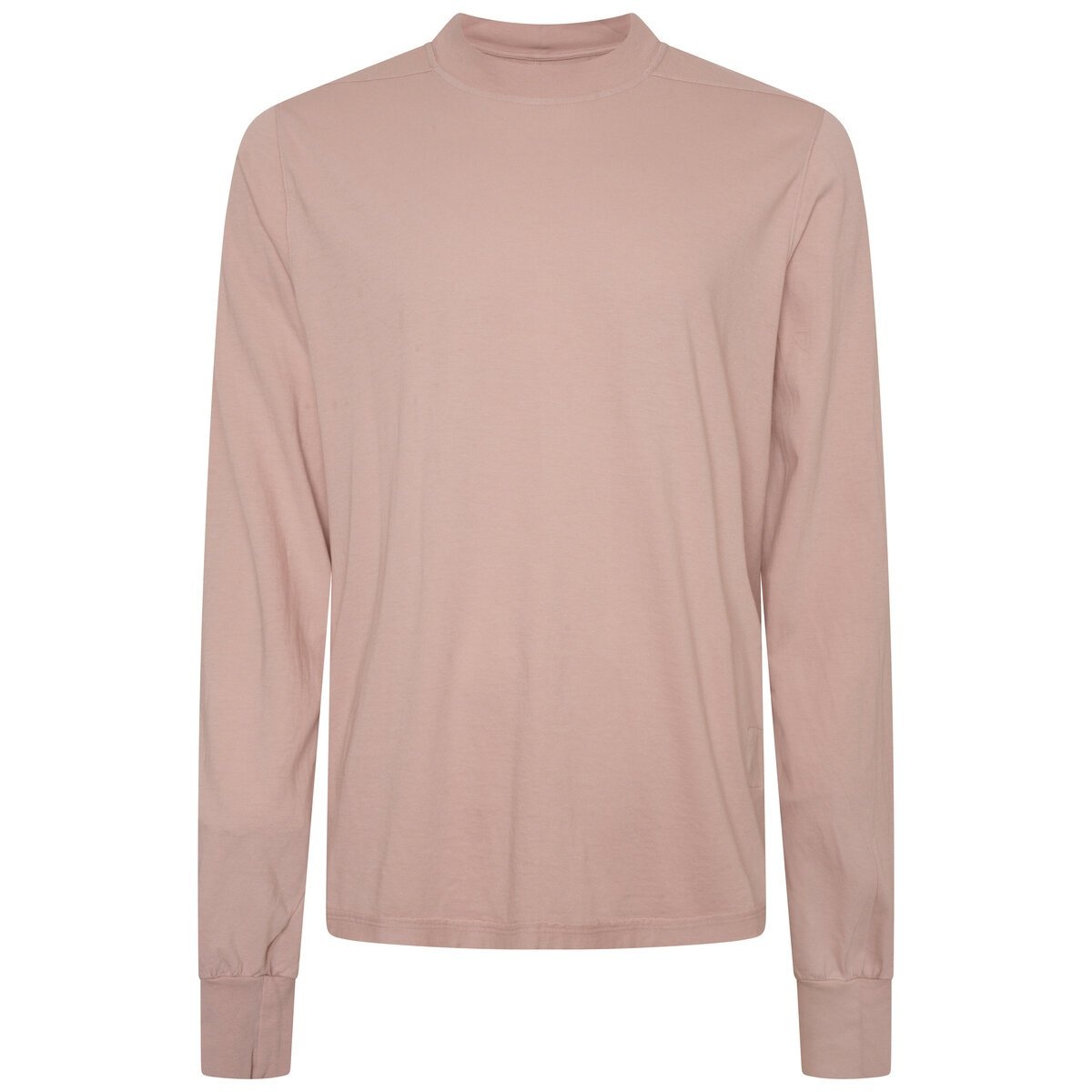 Crewneck Long-Sleeved T-Shirt in Pink - 1
