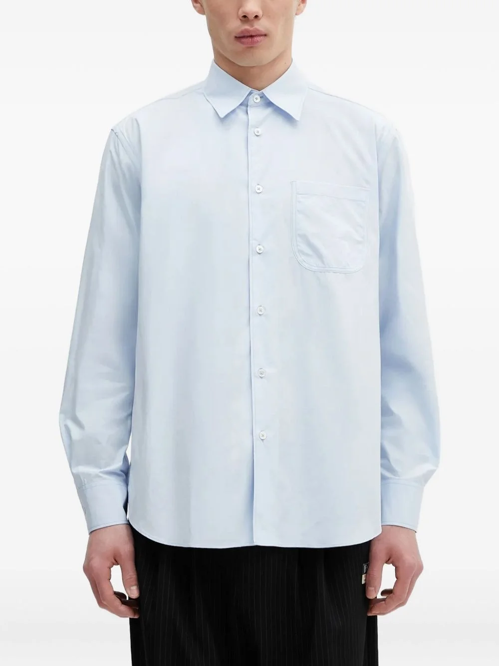 cotton long-sleeve shirt - 1
