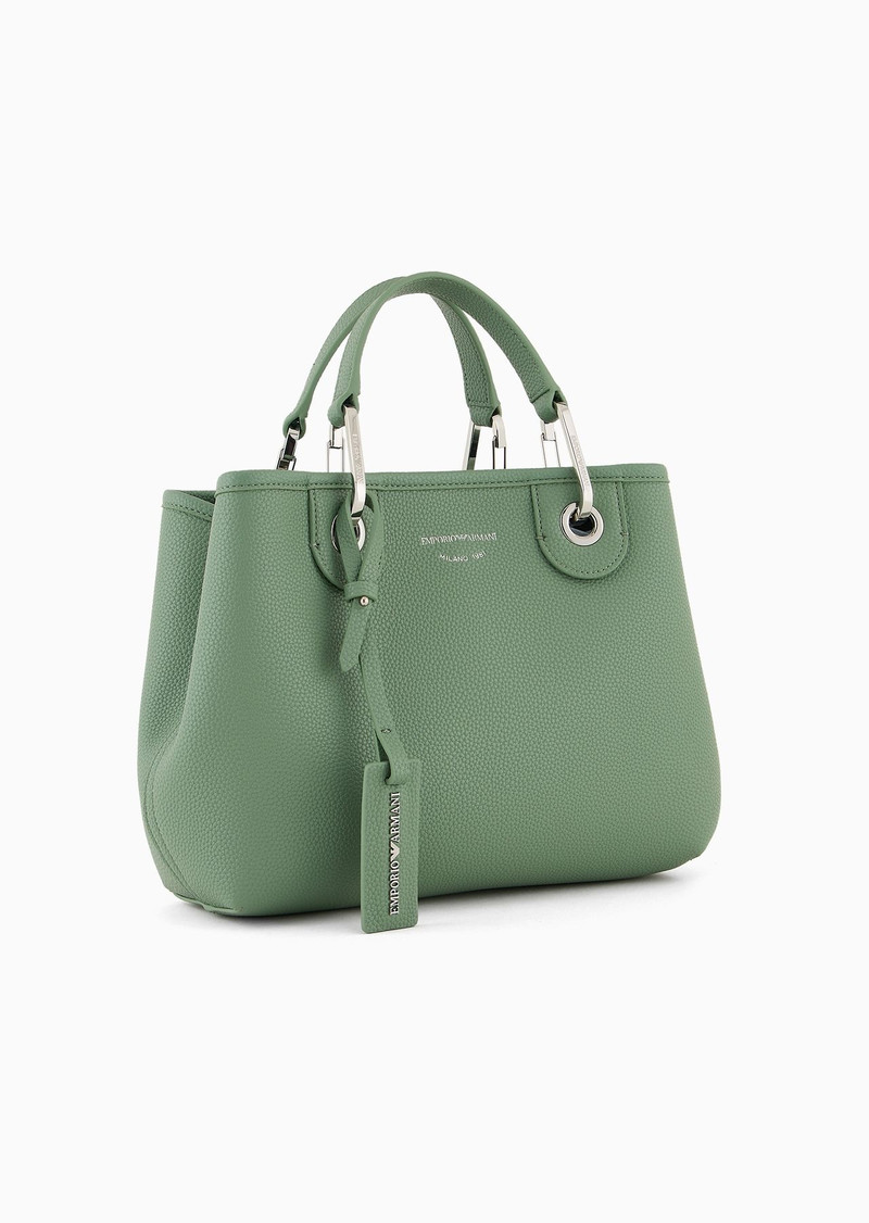 EMPORIO ARMANI Small MyEA shopper bag with deer print outlook