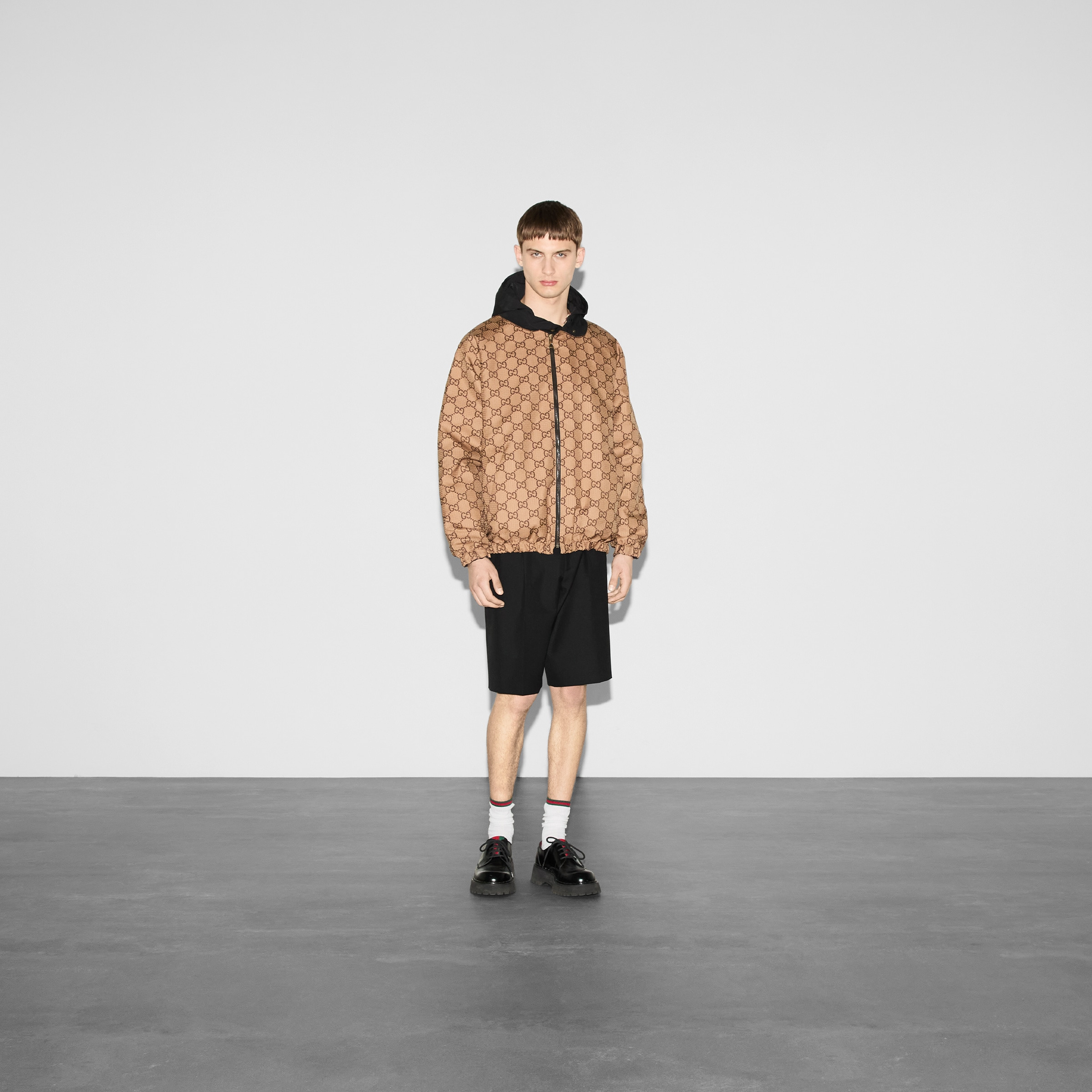 Reversible poplin jacket - 2