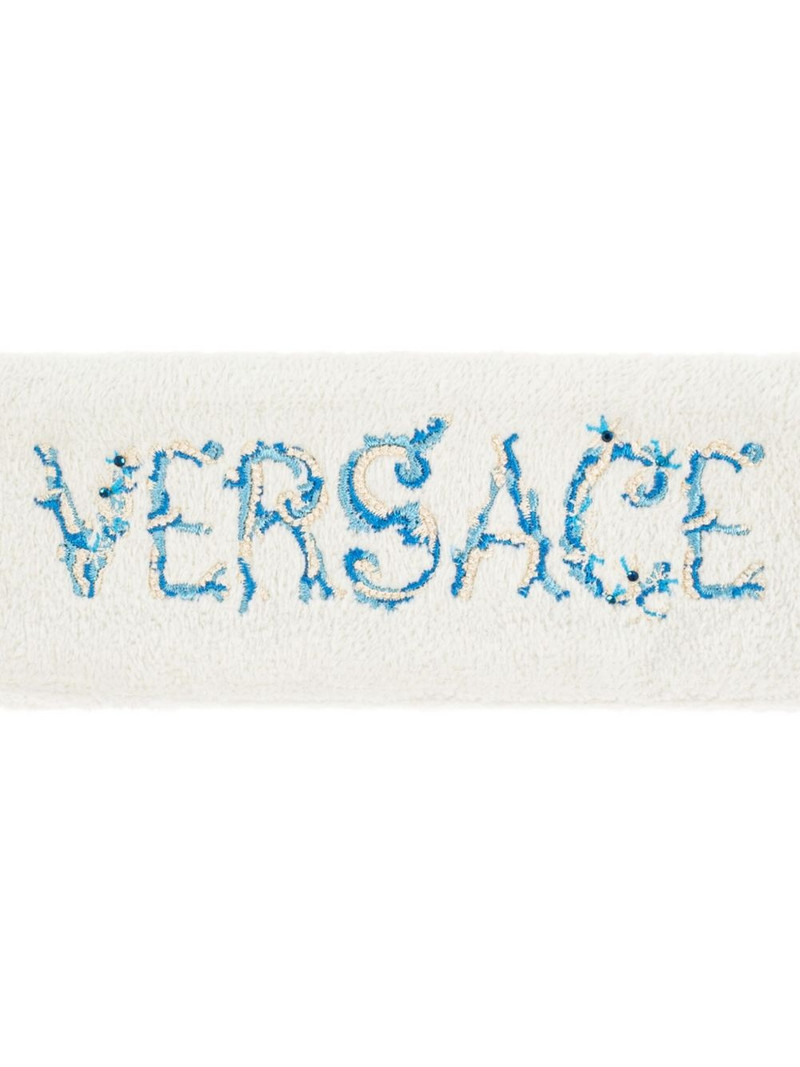 logo-embroidered headband 3