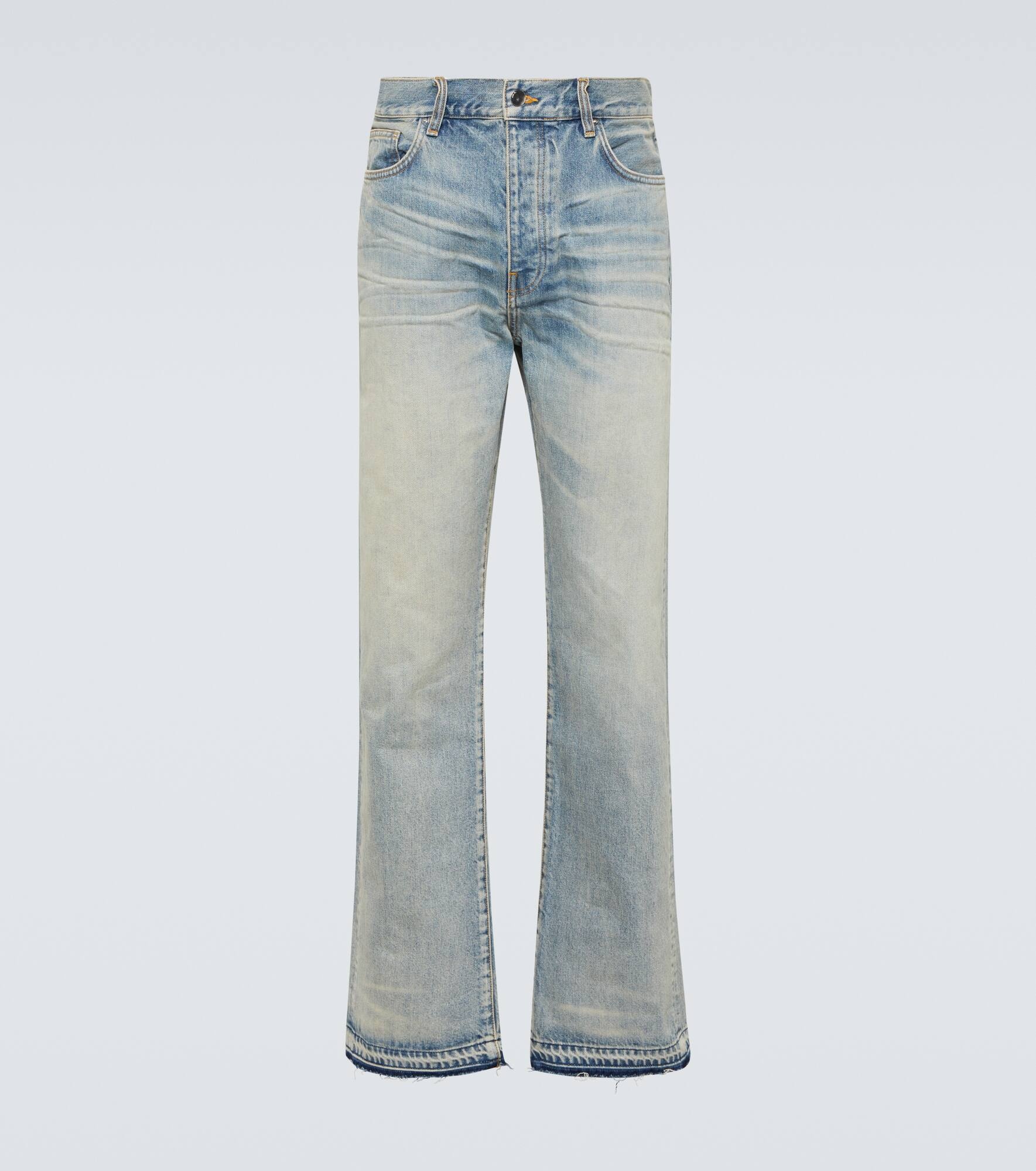 Release Hem straight jeans - 1