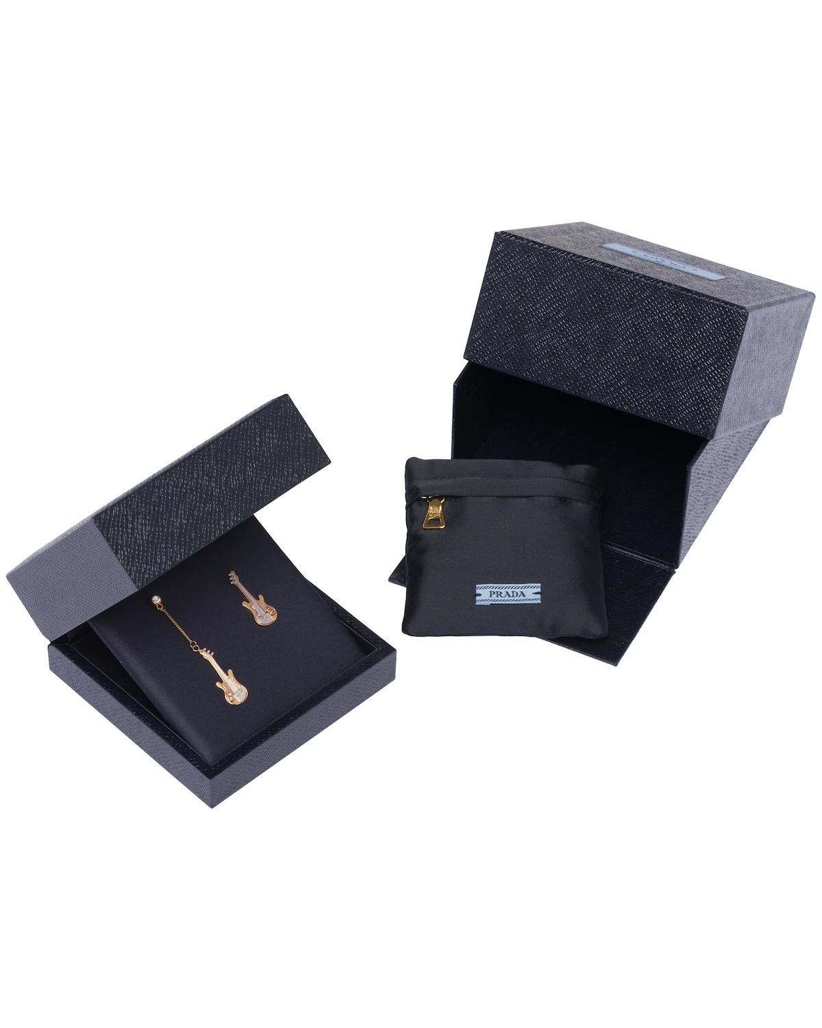 Prada Fine Jewellery gold and diamond earrings - 2