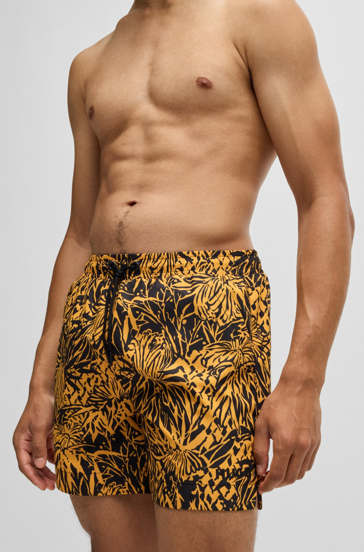 FULLY LINED SWIM SHORTS WITH SEASONAL PRINT - 3