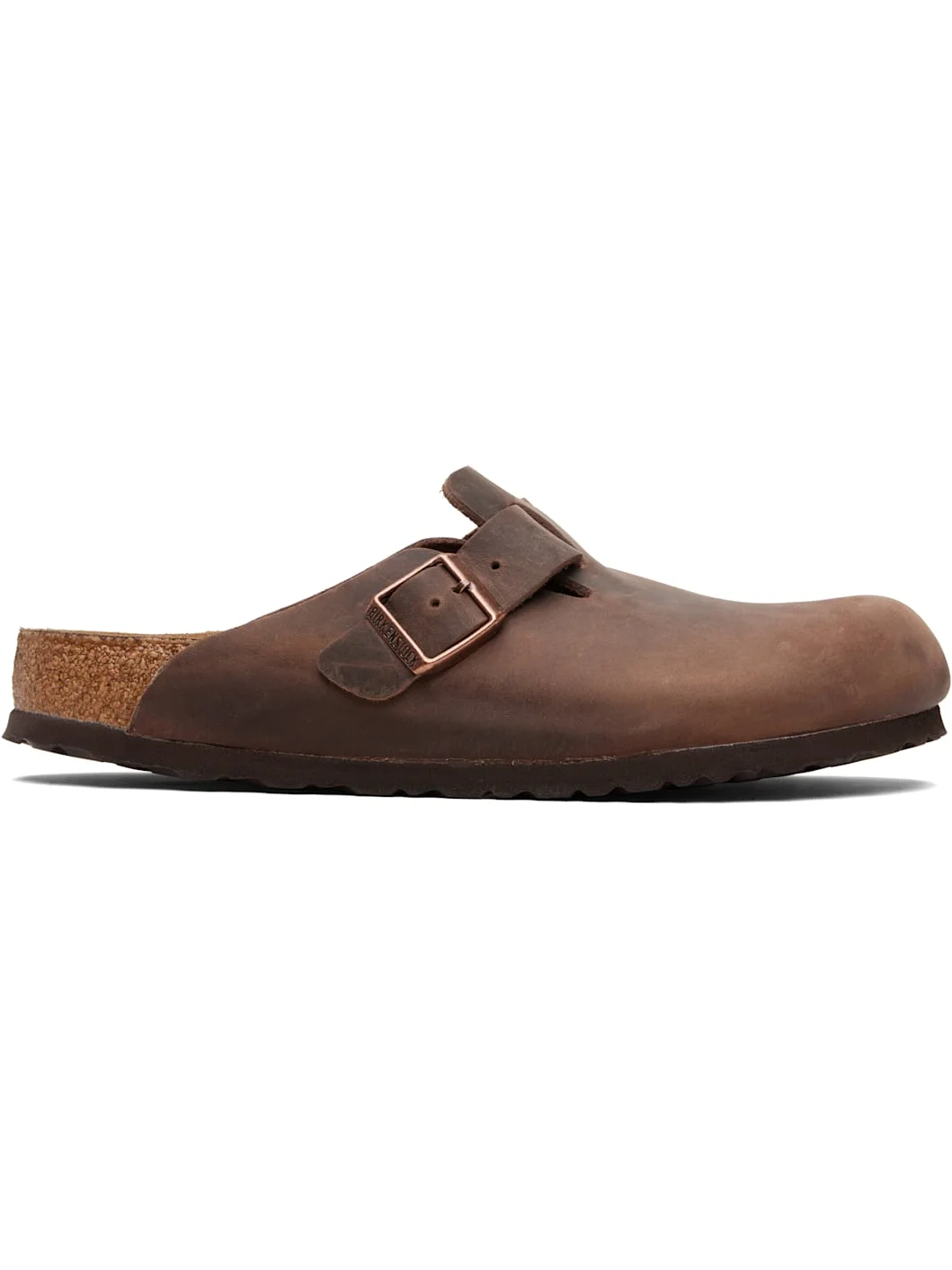 Brown Regular Boston Soft Footbed Oiled Leather Loafers - 1
