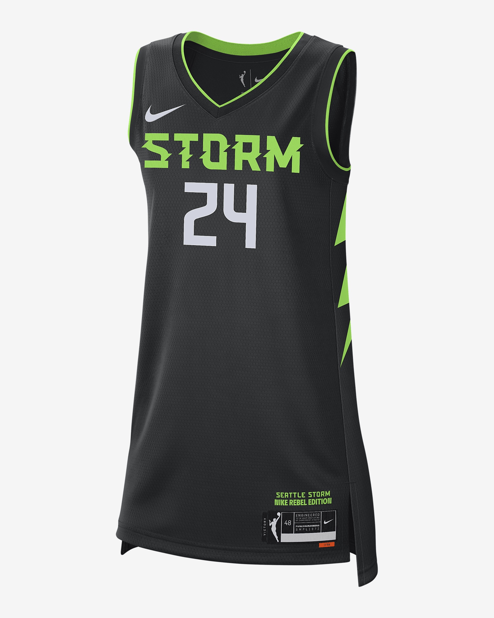 Jewell Loyd Seattle Storm 2024 Rebel Edition Nike Women's Dri-FIT WNBA Victory Jersey - 1