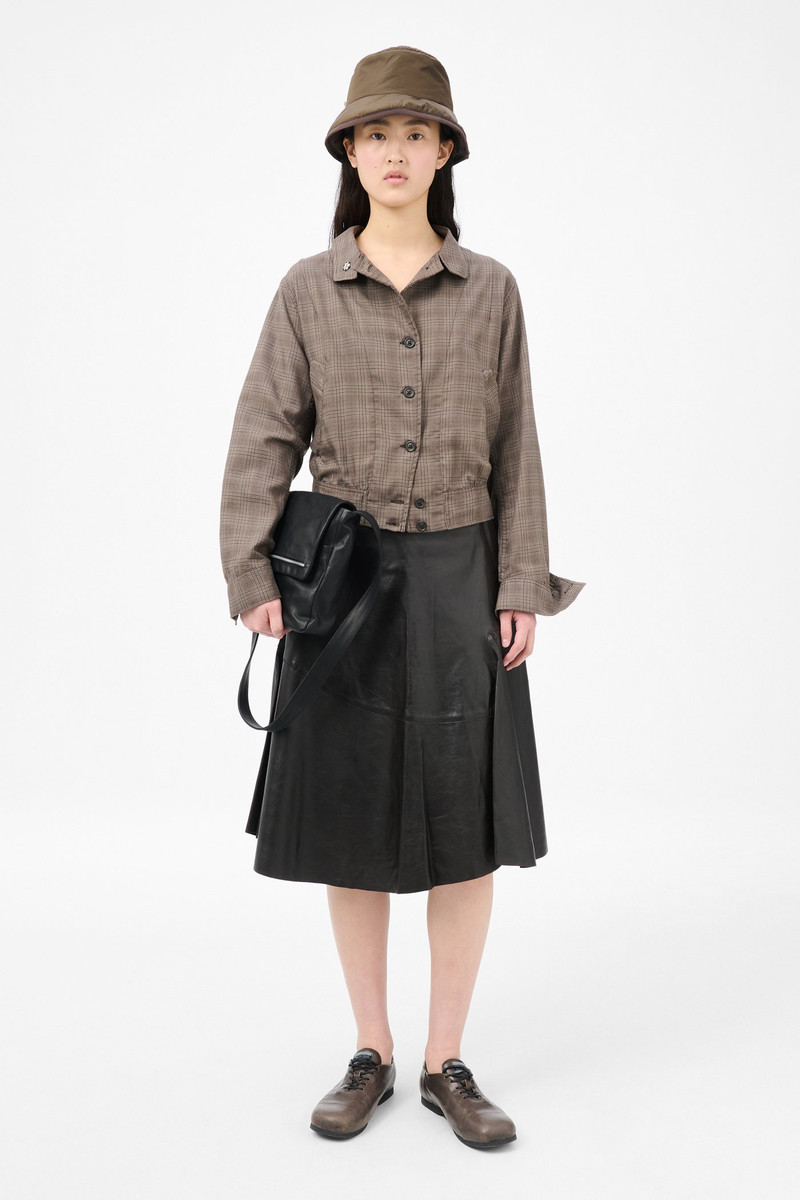 Our Legacy Tuxedo Bomber Dirty Brown Glen Plaid outlook