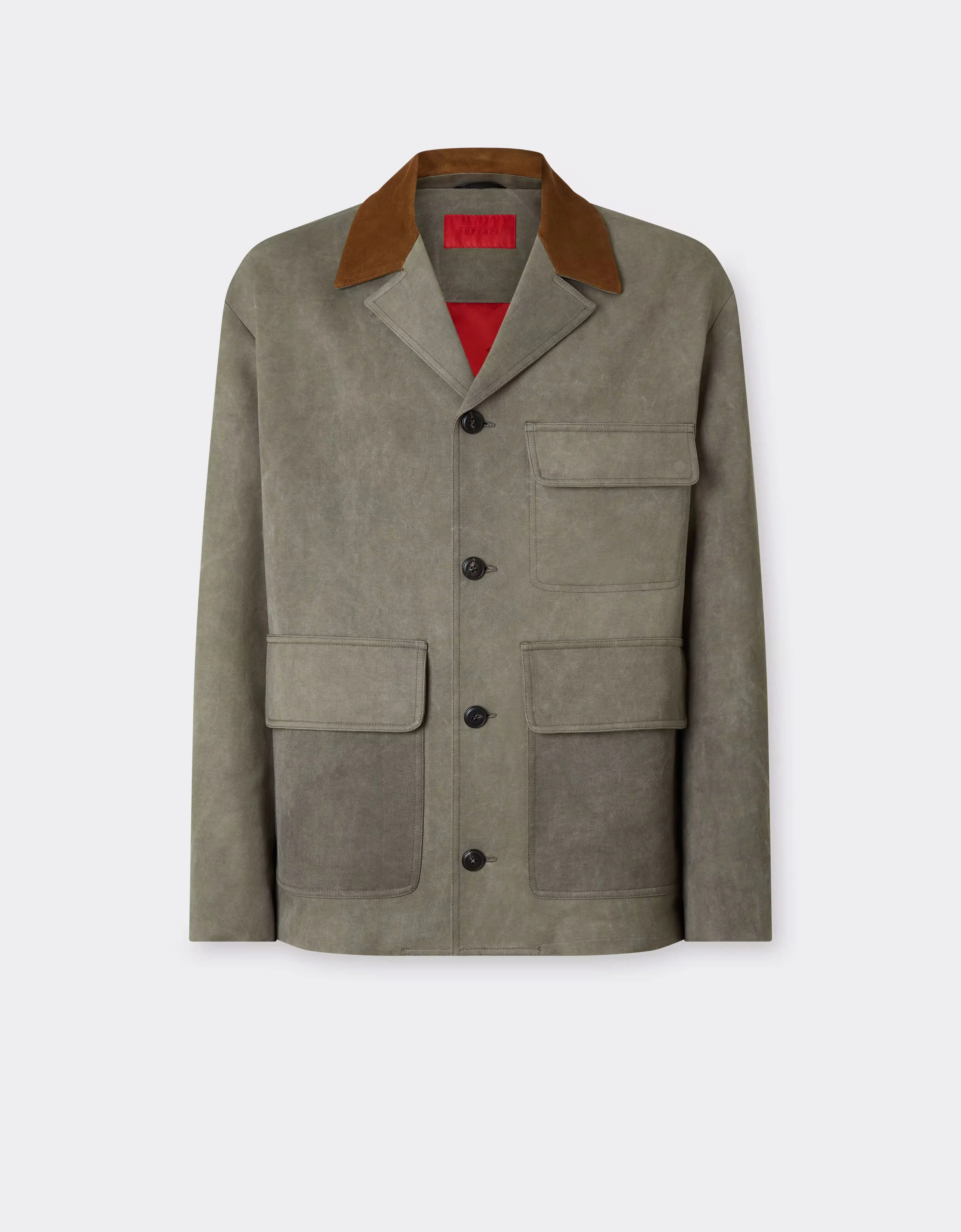 Cady Jacket with Contrast Collar - 1