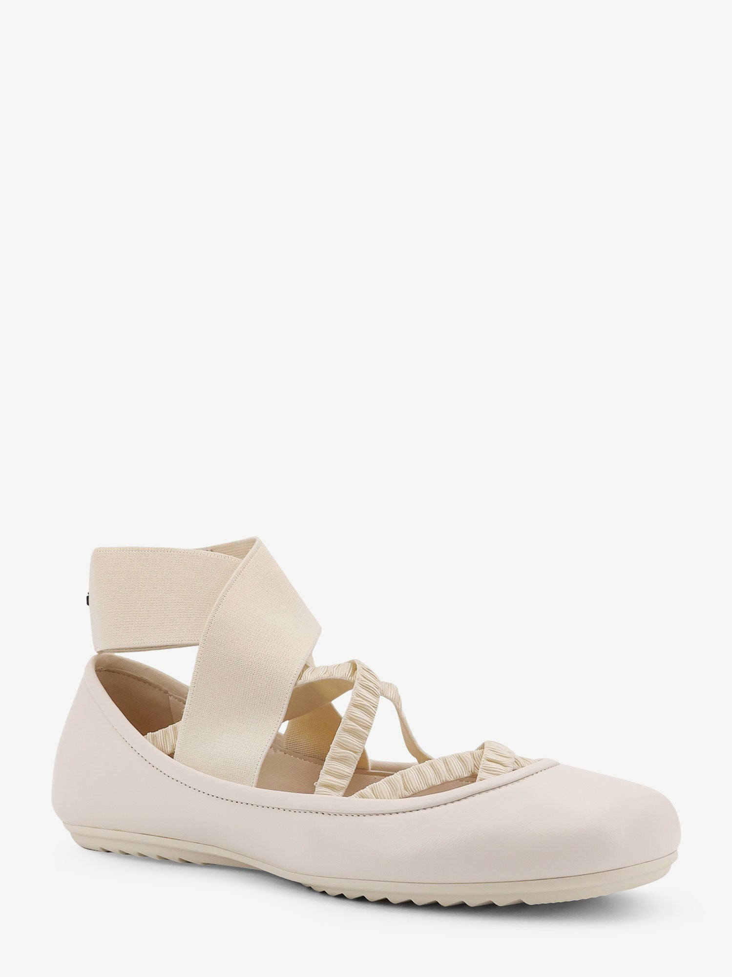 Dior Women Shade Leather Ballerinas With Elastic Bands - 2