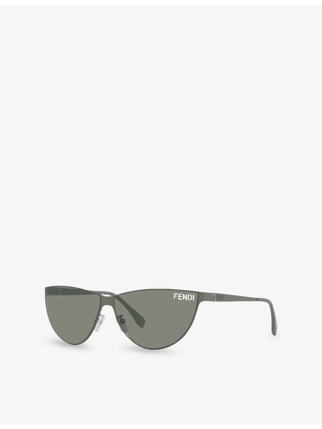 FE40138U Fendi Cut-Out Cat Eye-Frame Metal Sunglasses - 2