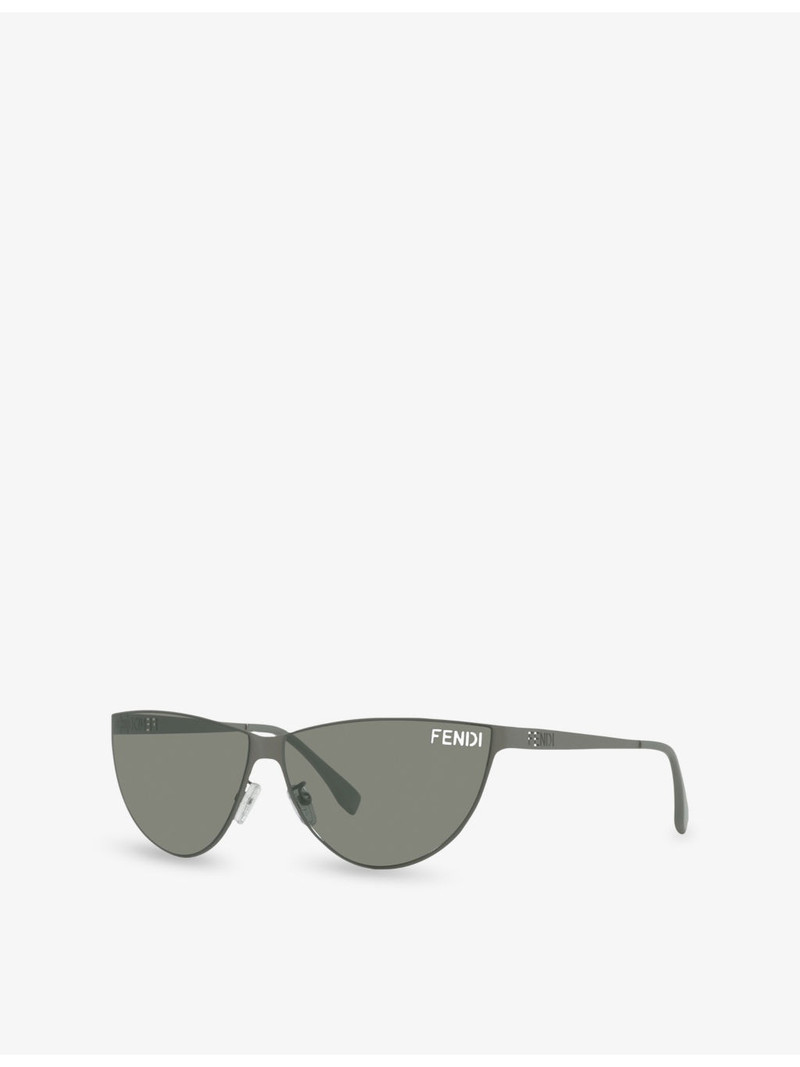 FENDI FE40138U Fendi Cut-Out Cat Eye-Frame Metal Sunglasses outlook