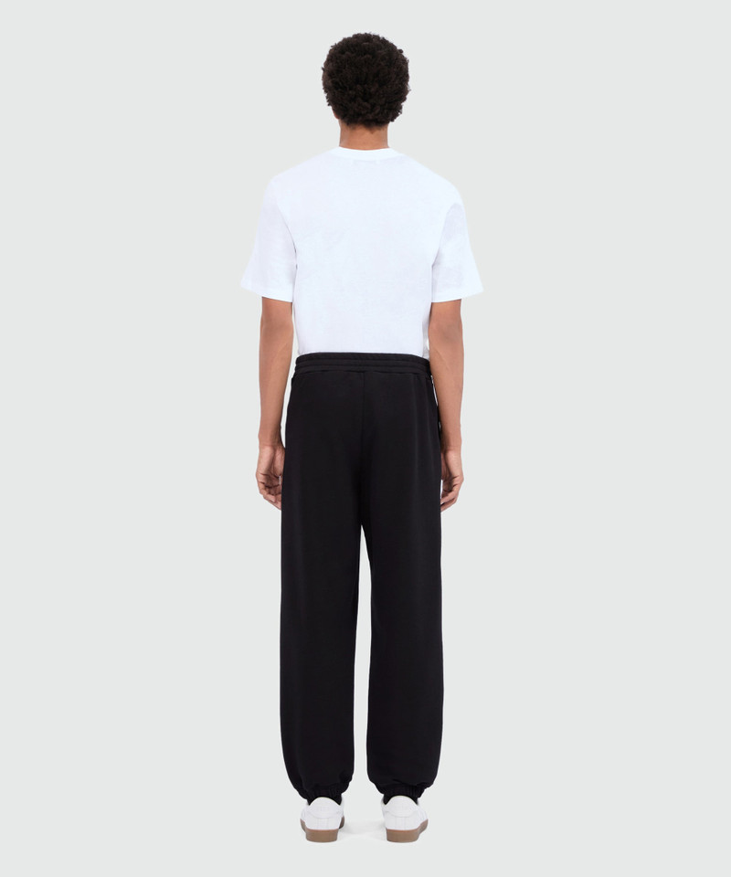 Black jersey joggers with cursive MSGM logo 3
