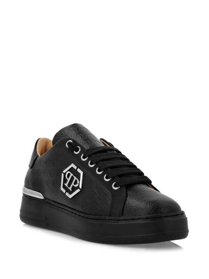 PHILIPP PLEIN Monogram Low-Top Sneakers outlook