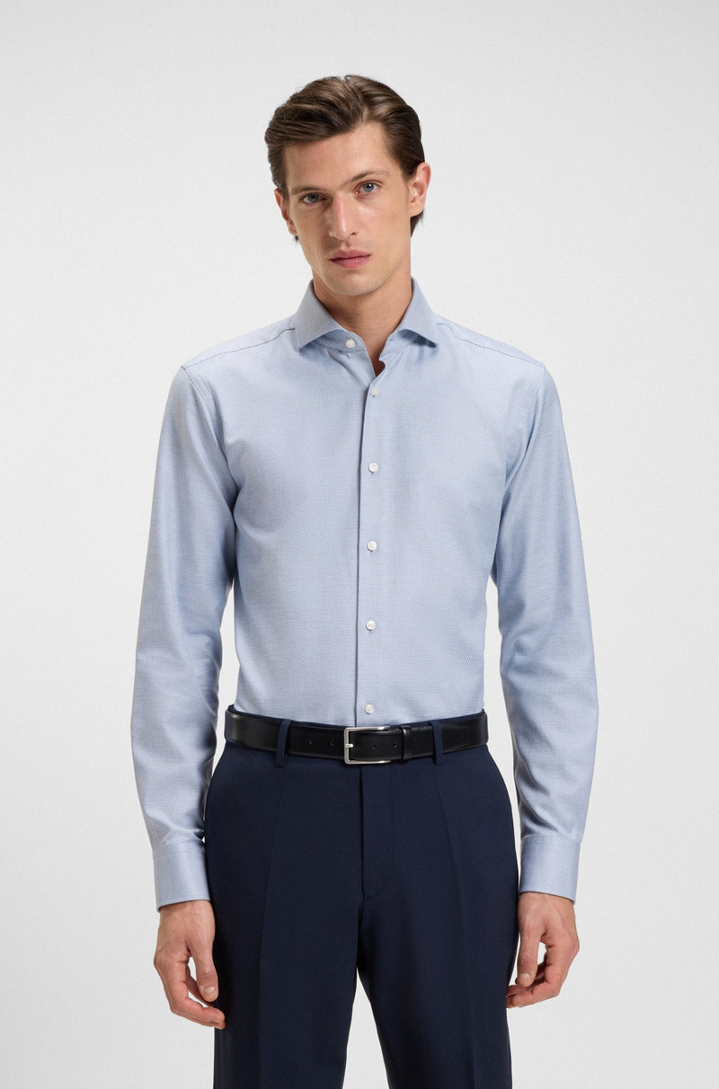 PRINTED REGULAR-FIT SHIRT IN COTTON TWILL 2