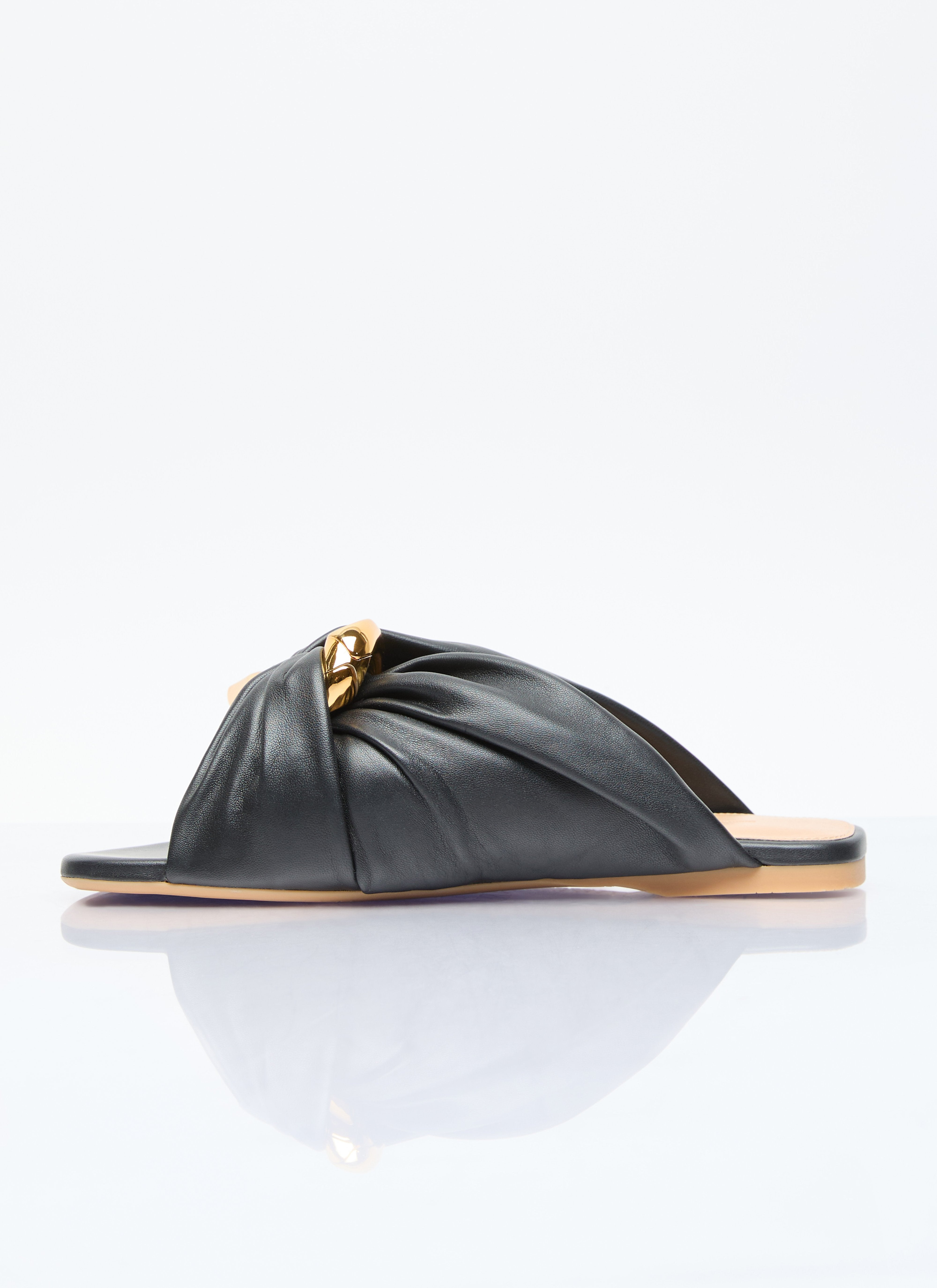 J.W. ANDERSON - Jw Anderson Women Corner Leather Flats - 4