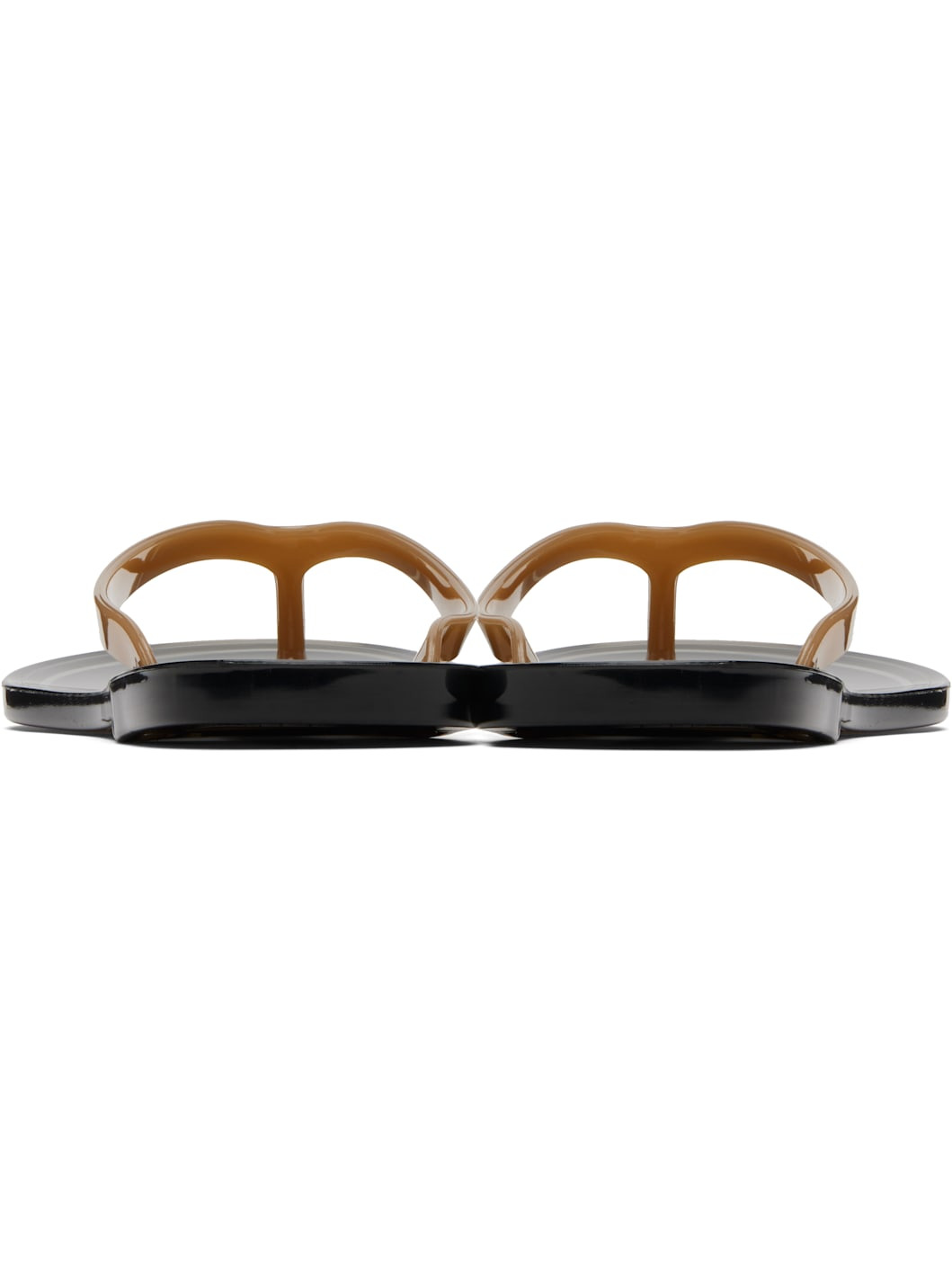 Brown & Black Jo Flip-Flops - 2