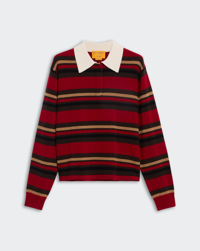 Cropped Stripe Rugby - 1