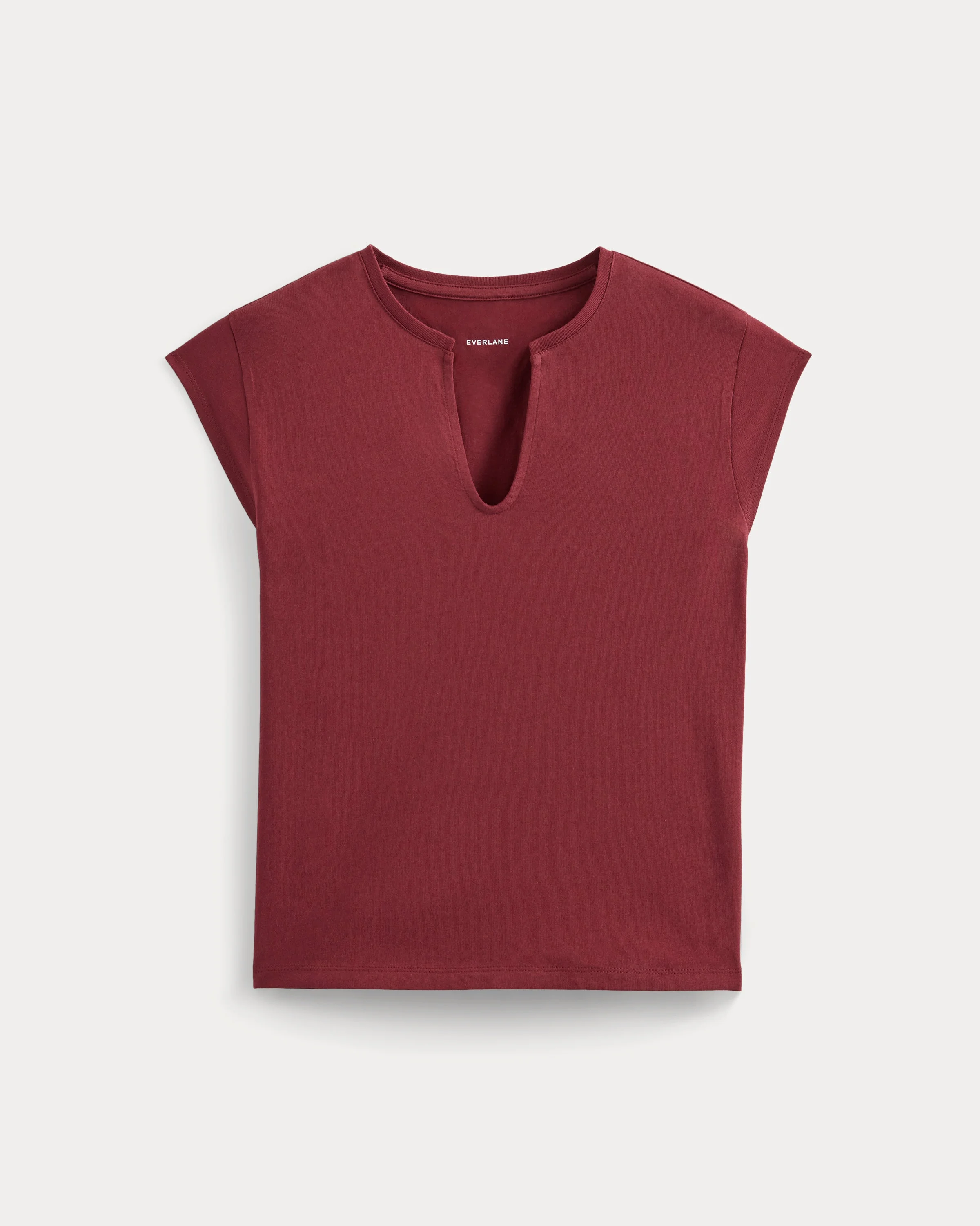 TIE-BACK TEE IN ORGANIC COTTON - 1