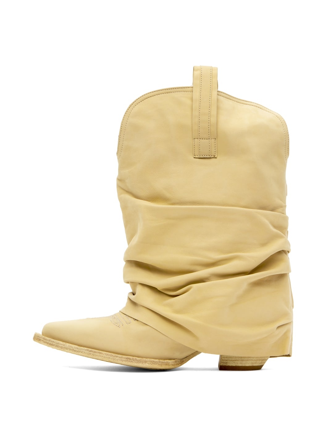 SSENSE Exclusive Beige Low Rider Cowboy Boots - 3