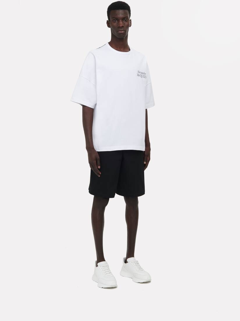 Men's Exploded Logo T-shirt in White - 3