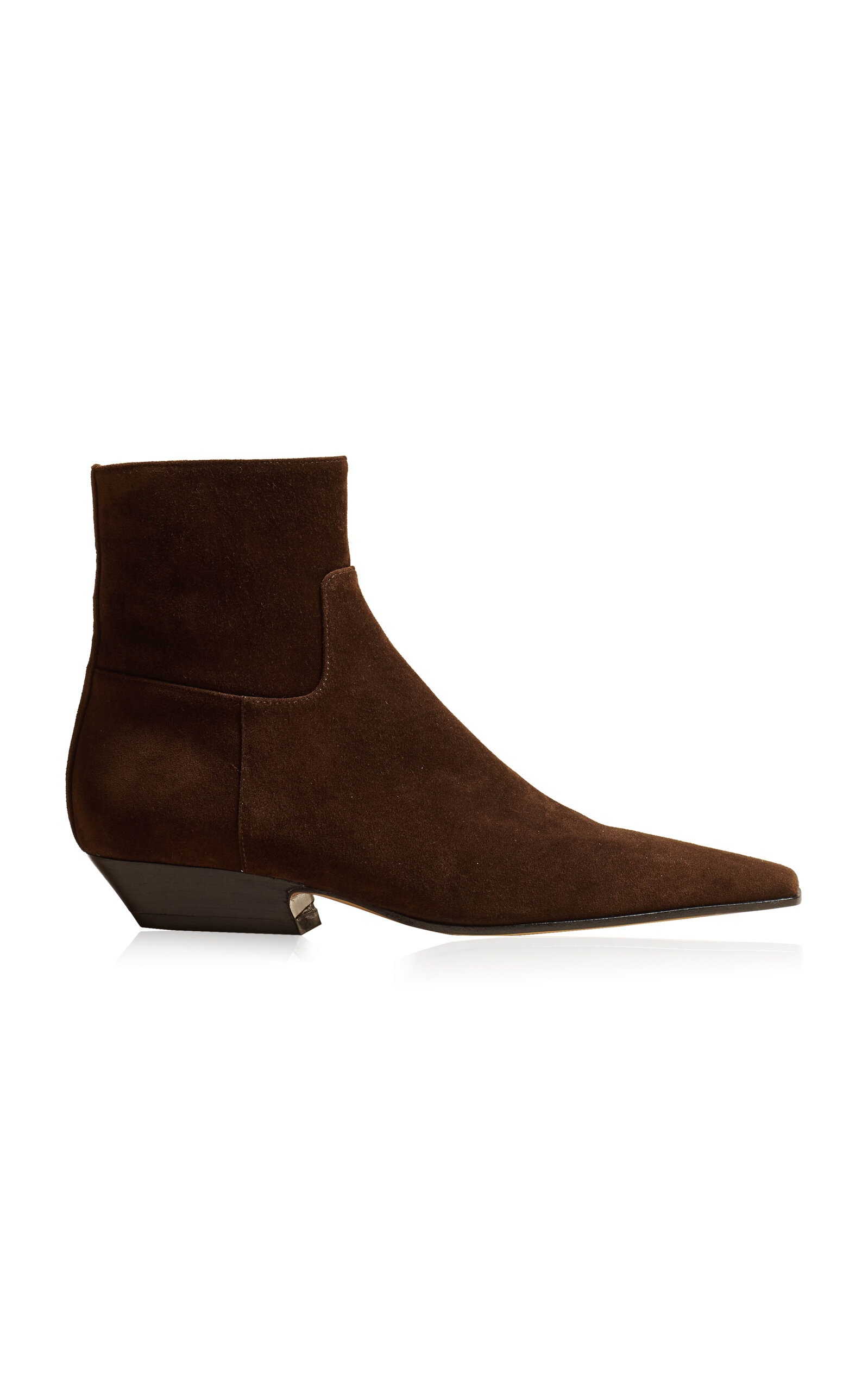 Marfa Classic Suede Ankle Boots brown - 1